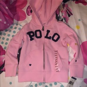 Polo Ralph Lauren toddler girls hoodie size 2T